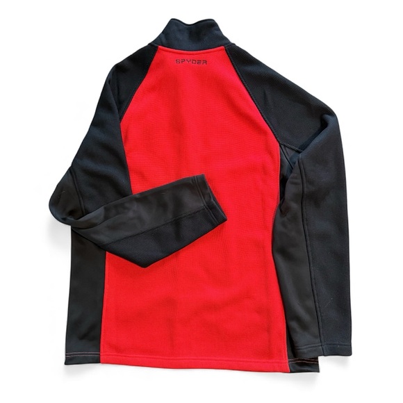 NWOT Spyder Men's Red and Black Raider Jacket Unisex Size Large - Picture 2 of 6